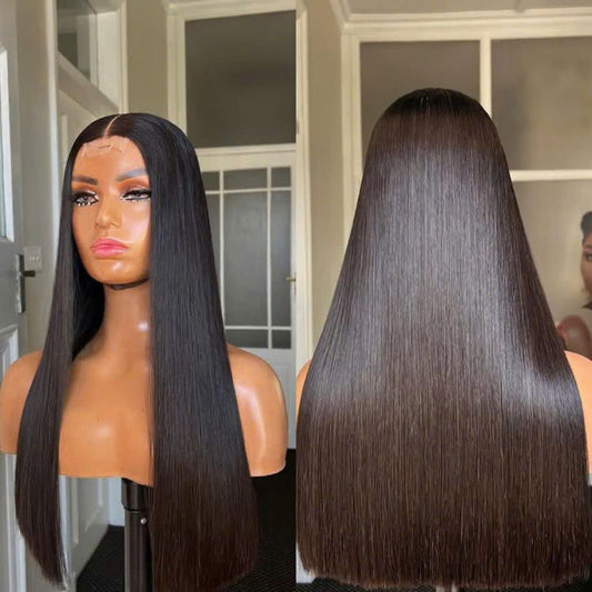 Vietnamese Bone Straight 22" 5x5 Black